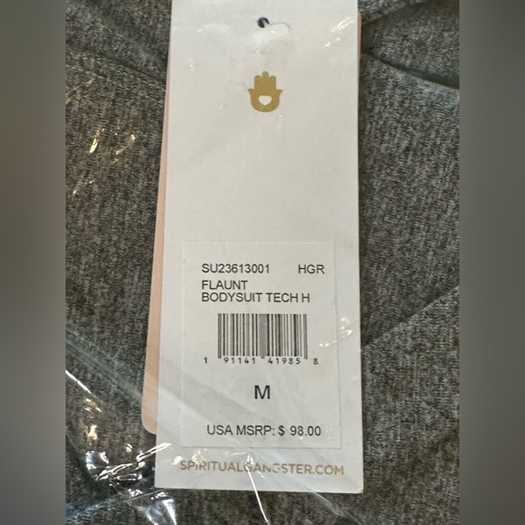 Spiritual Gangster Flaunt Tech Jersey Bodysuit - Picture 4 of 4